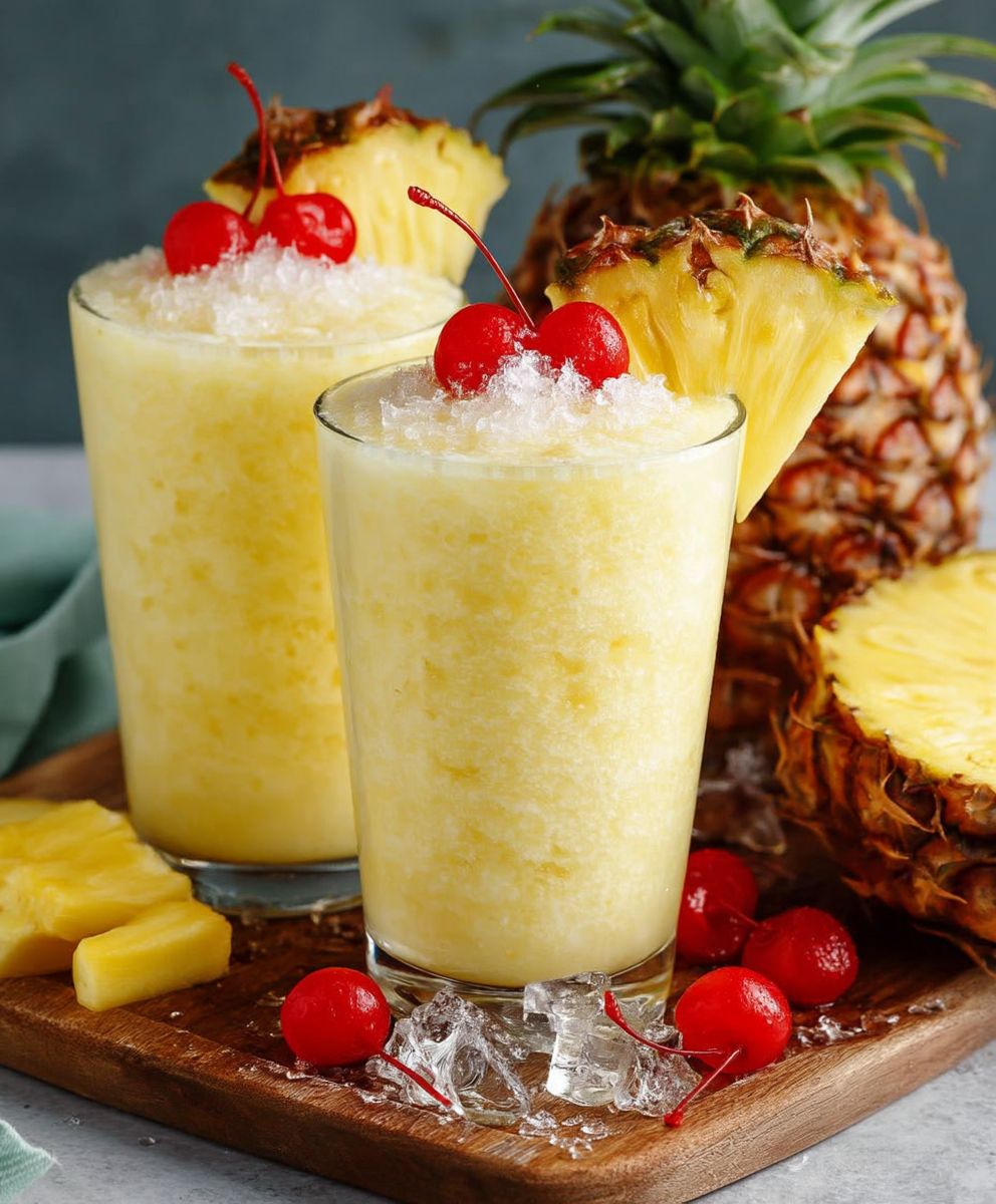 Pineapple Coconut Rum Slush