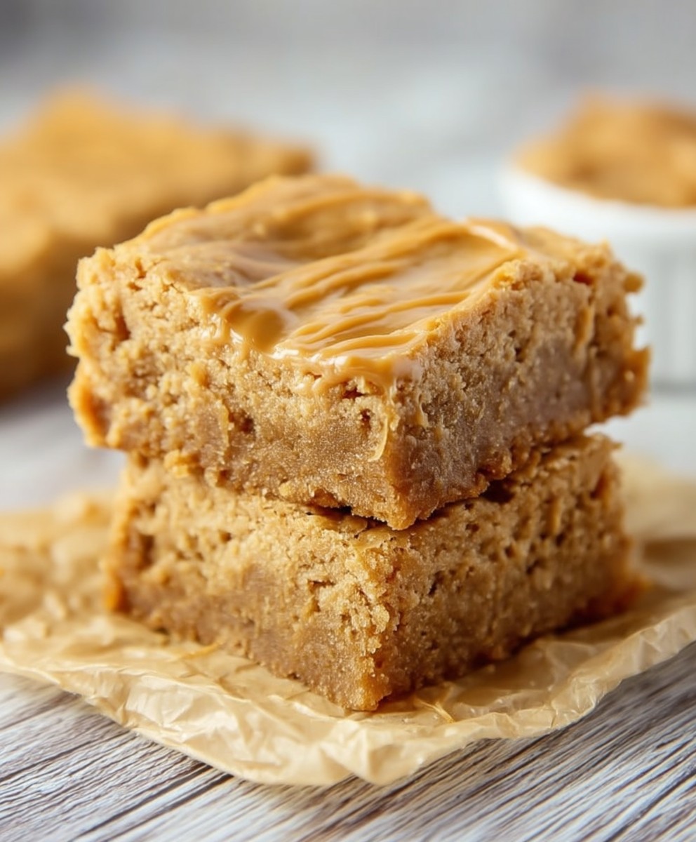 Peanut Butter Blondies