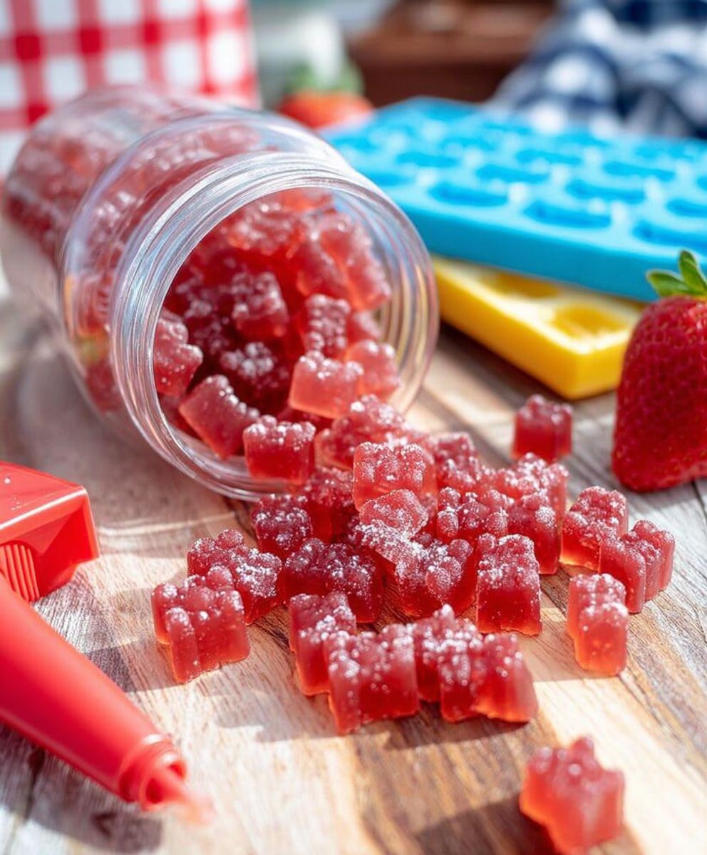 Strawberry Gummies Homemade