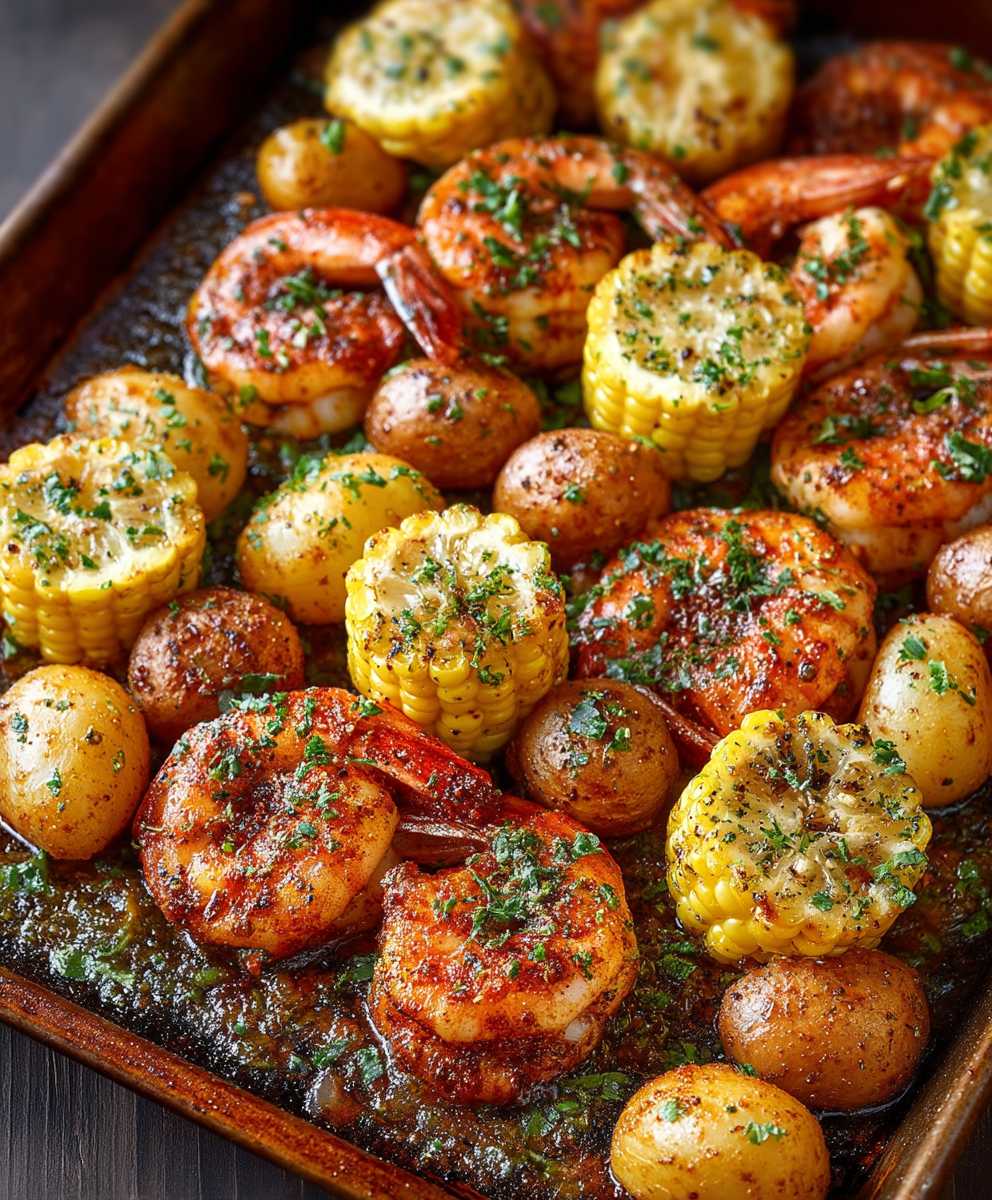 Sheet Pan Shrimp Boil