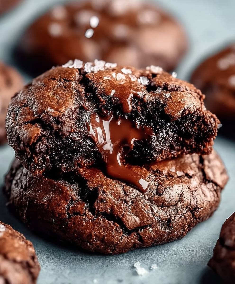 Fudgy Chocolate Brownie Cookies