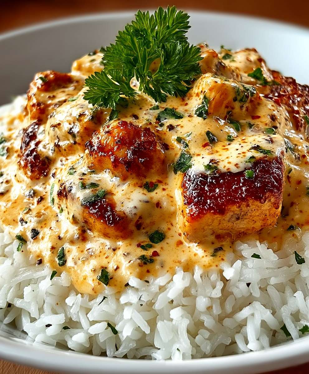 Smothered Chicken and Rice