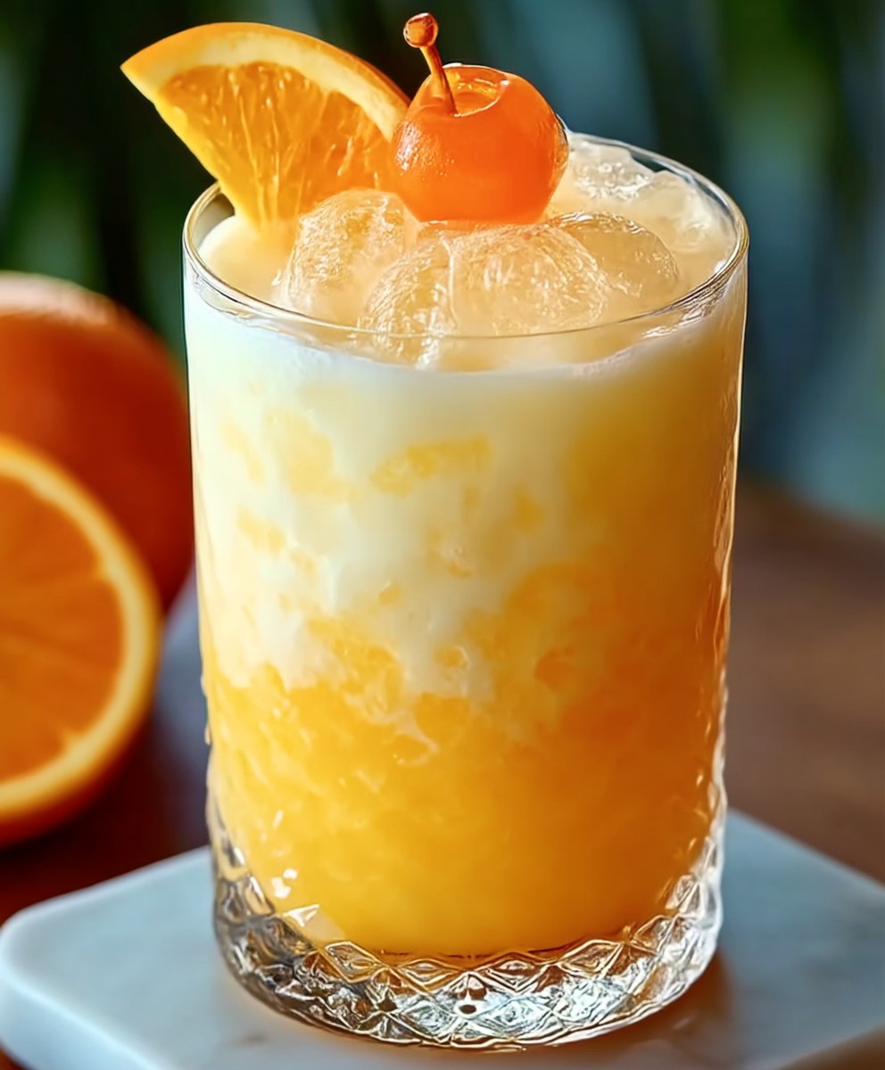 Amaretto Island Punch Cocktail