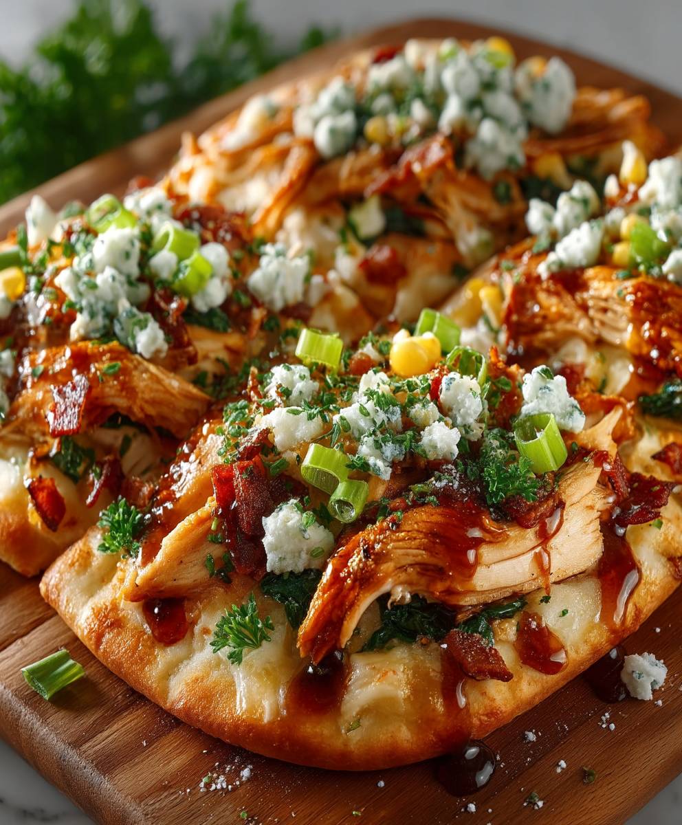 Chicken Caesar Flatbread