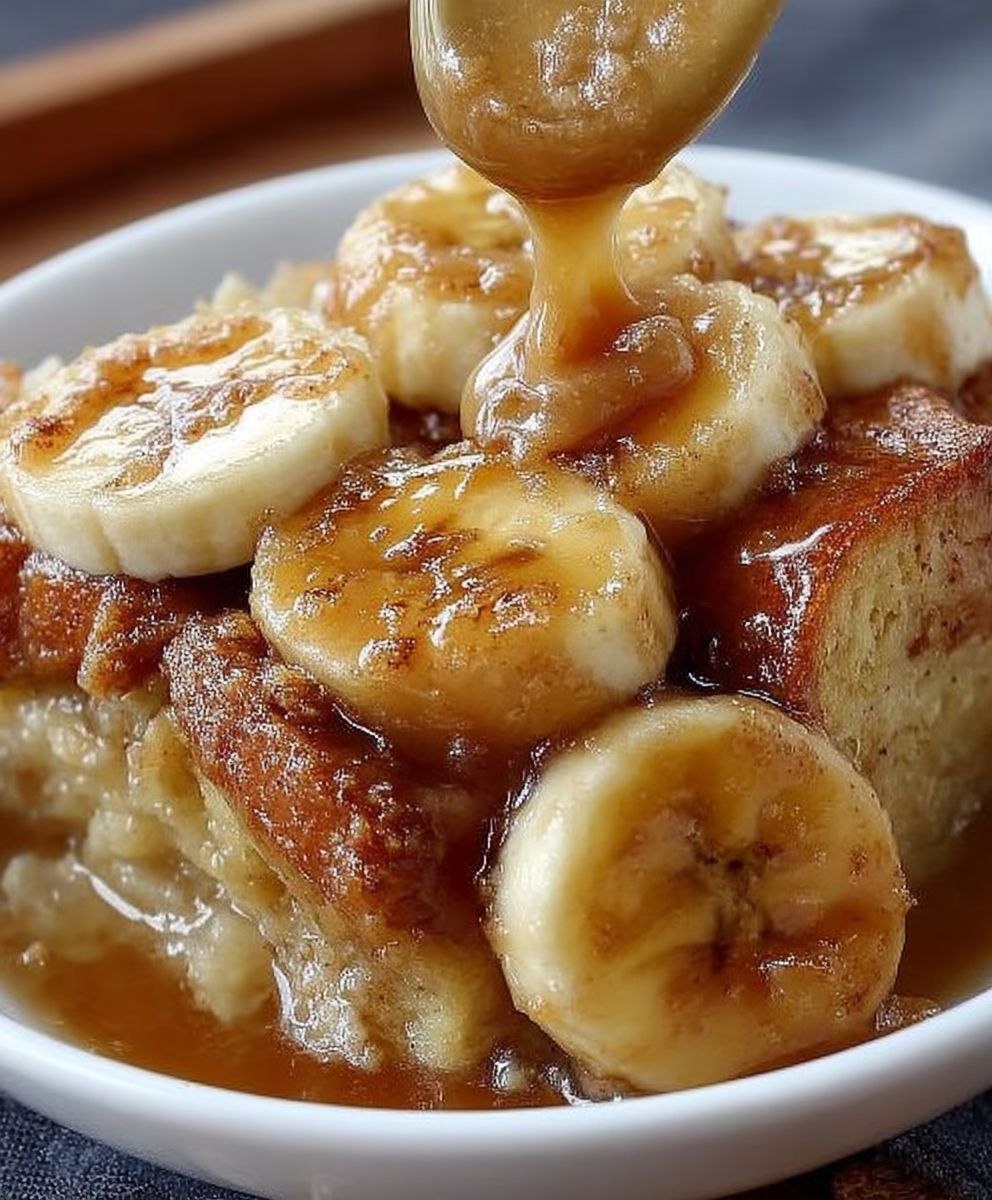 Bananas Foster Bread Pudding