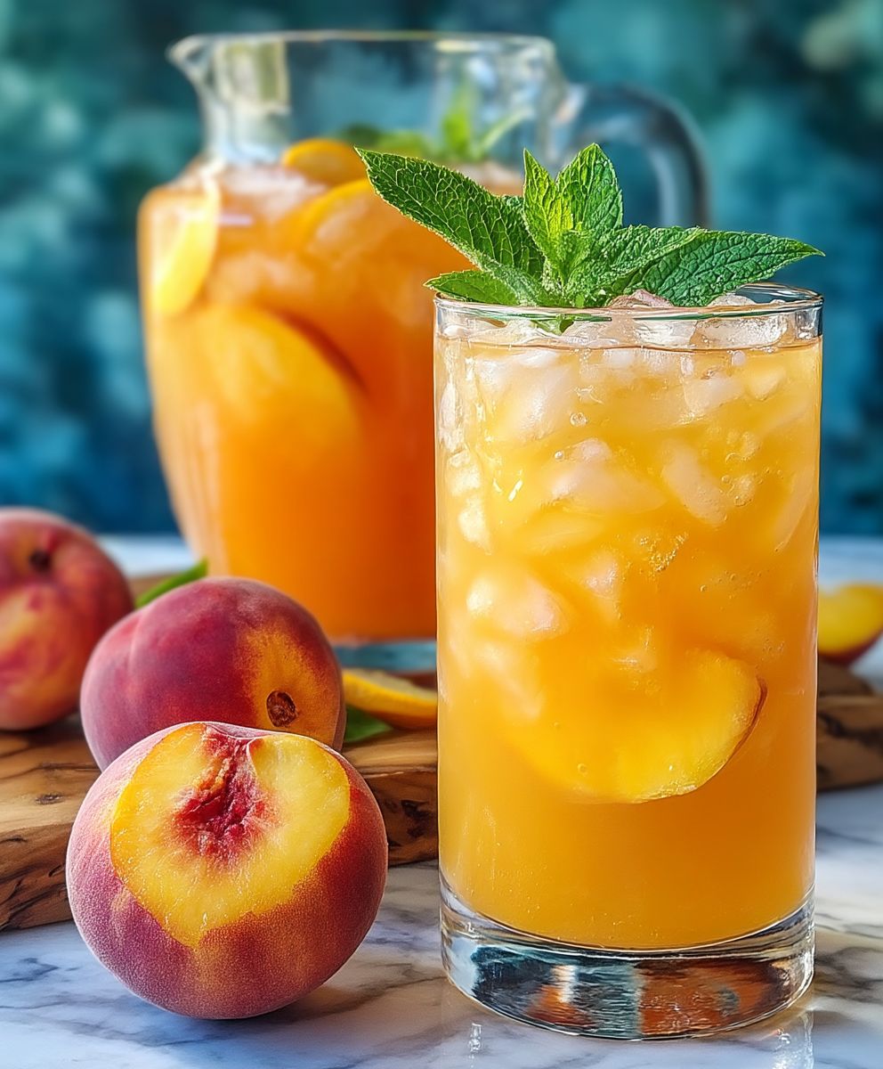 Peach lemonade