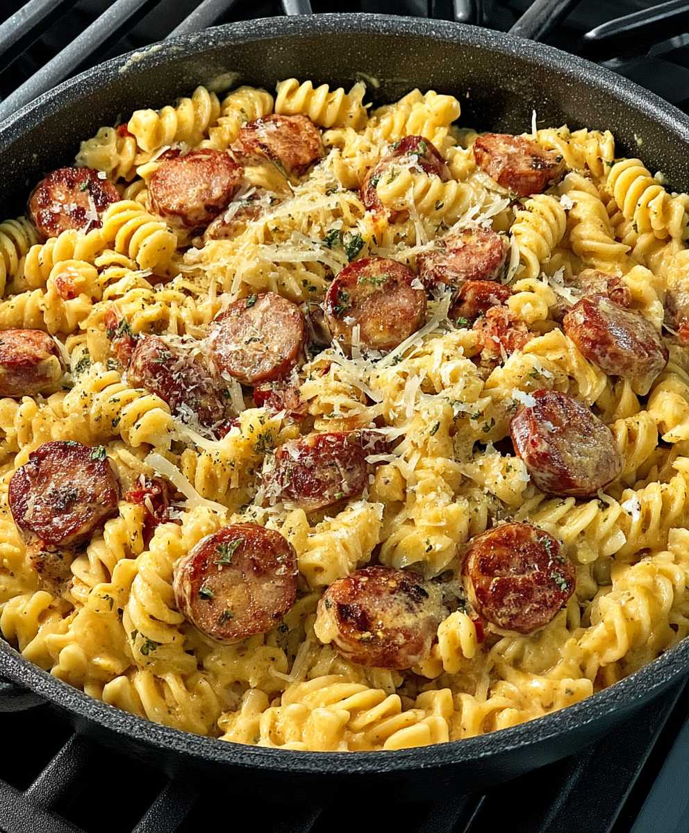 Cajun sausage pasta