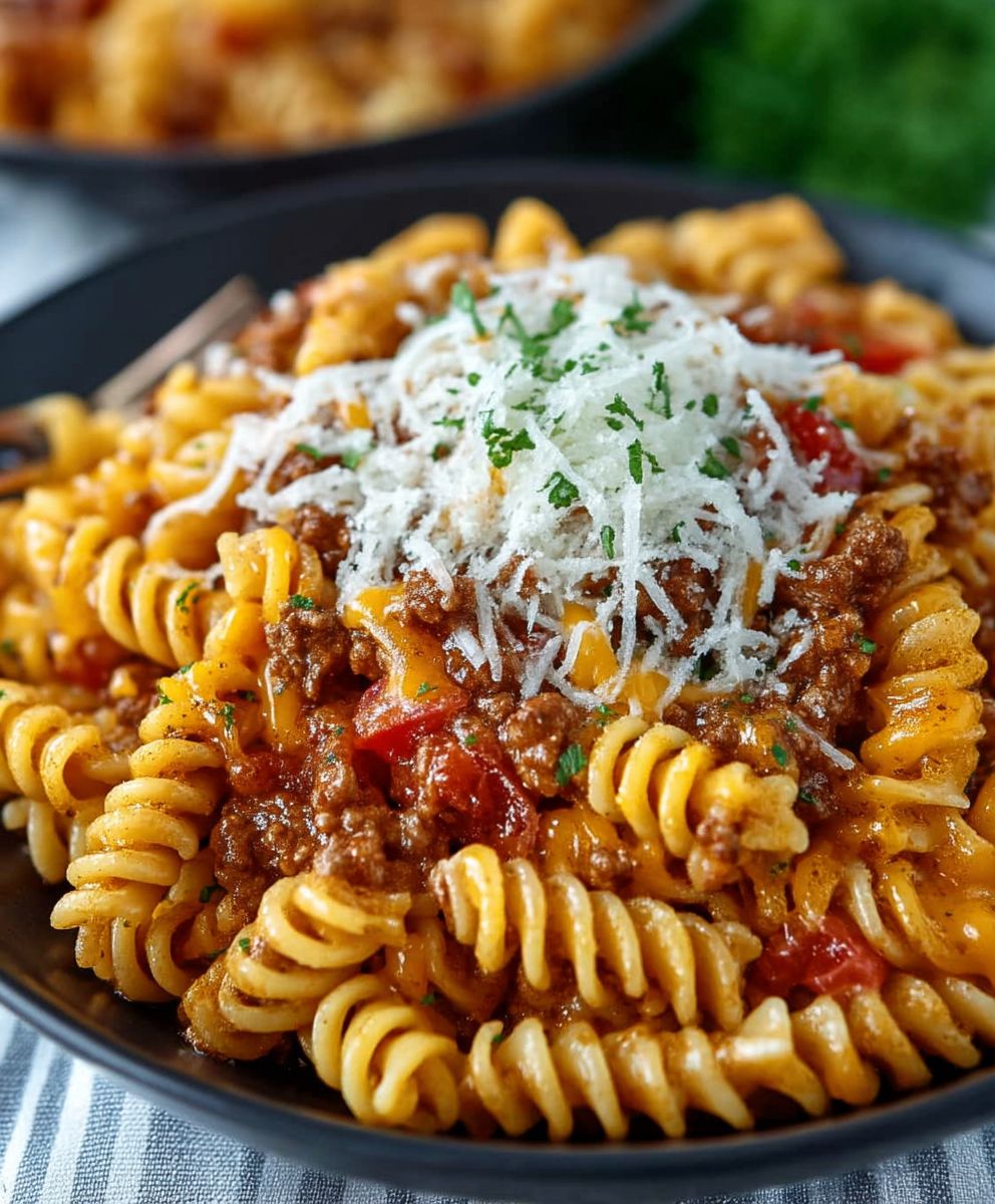 Cheesy Taco Pasta