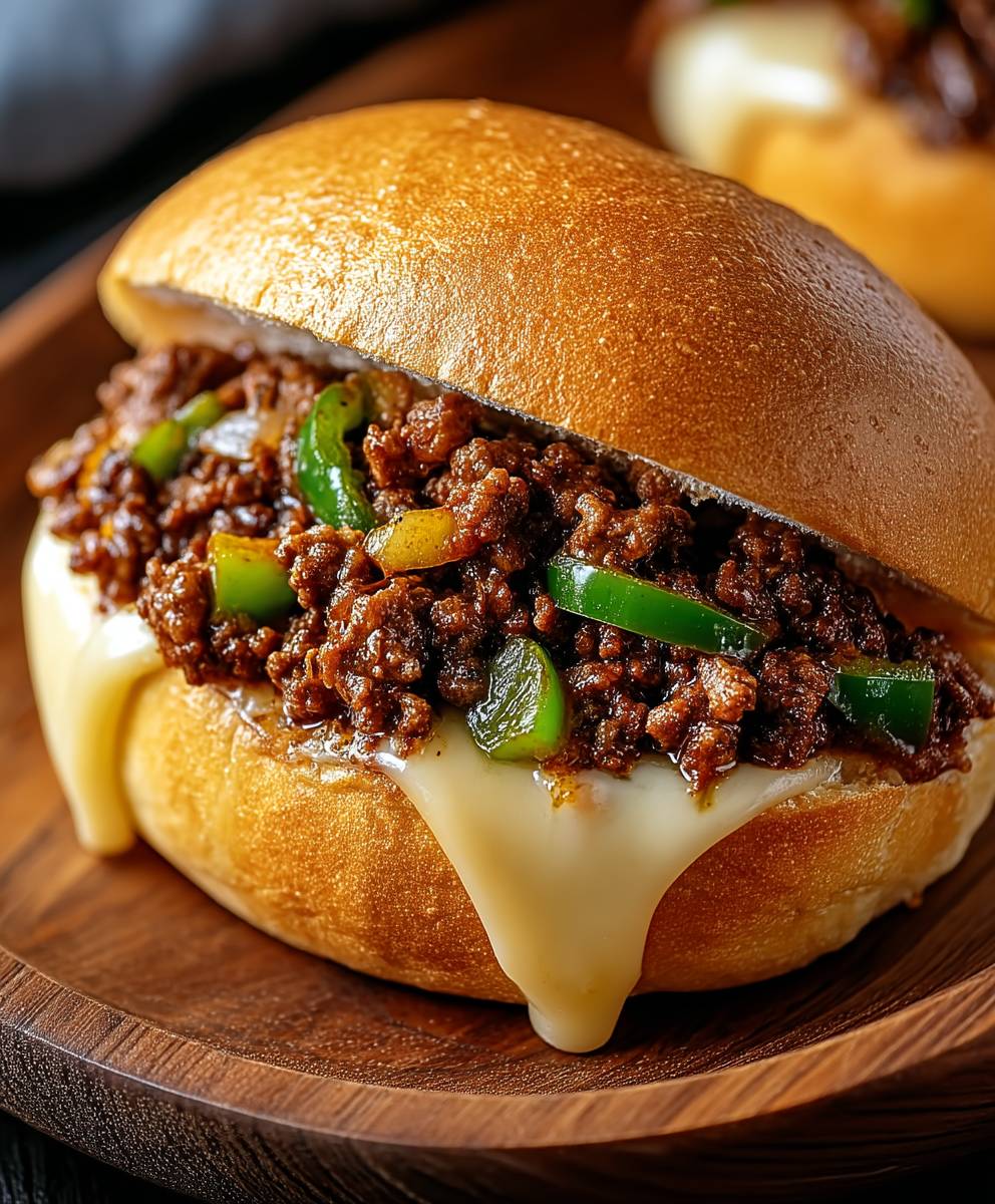 Philly Cheesesteak Sloppy Joes