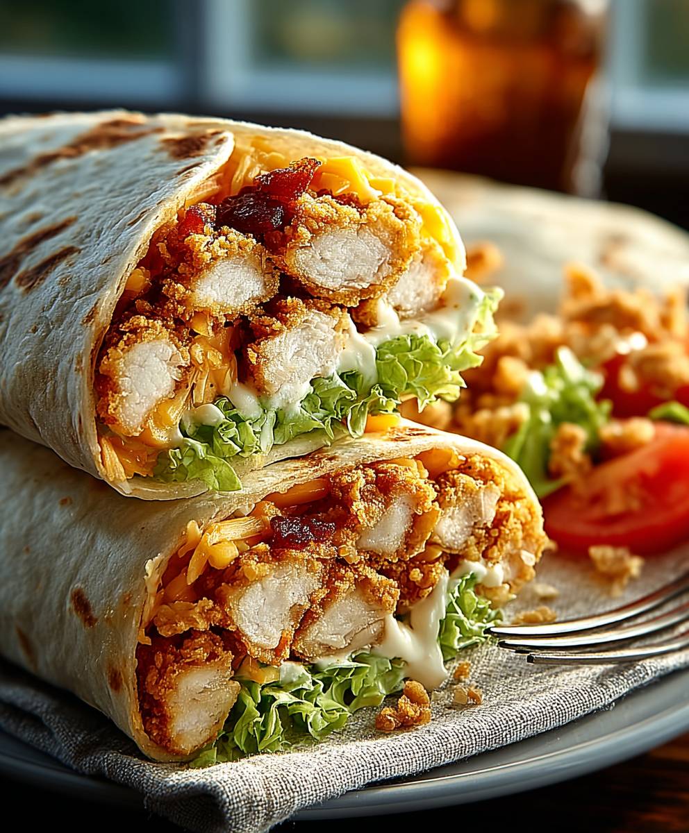 Chicken Ranch Snack Wrap
