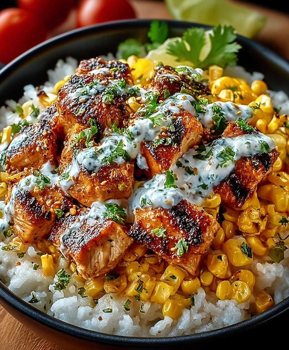 Street Corn Chicken Bowl