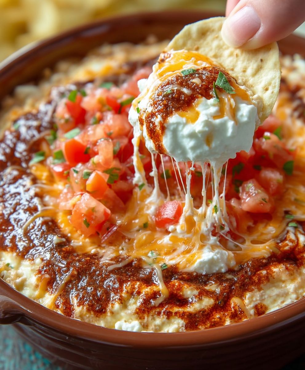 Layered cream cheese salsa dip