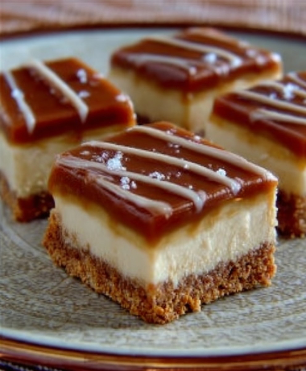 Dulce de Leche Cheesecake Bars