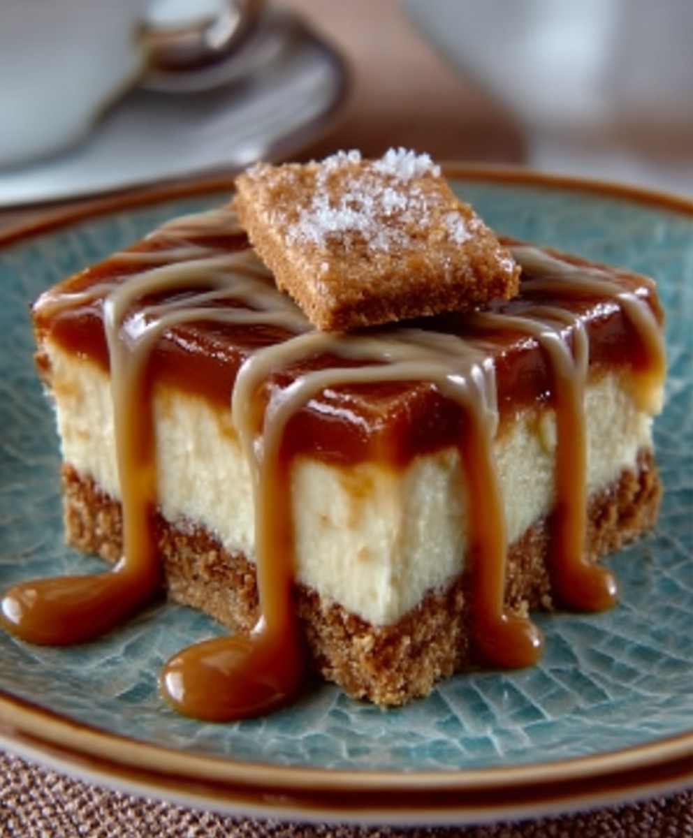 Dulce de Leche Cheesecake Bars