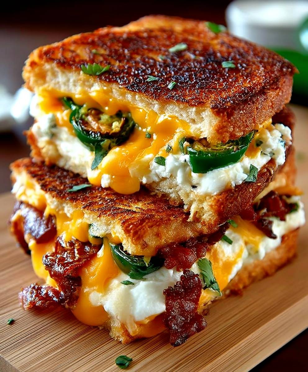 Jalapeno Popper Grilled Cheese