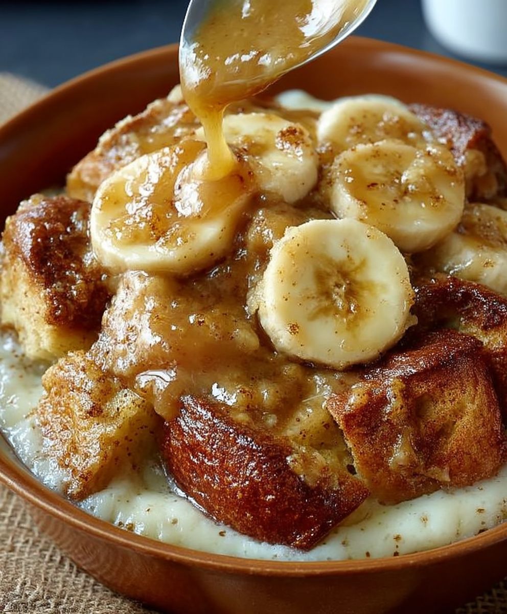 Bananas Foster Bread Pudding