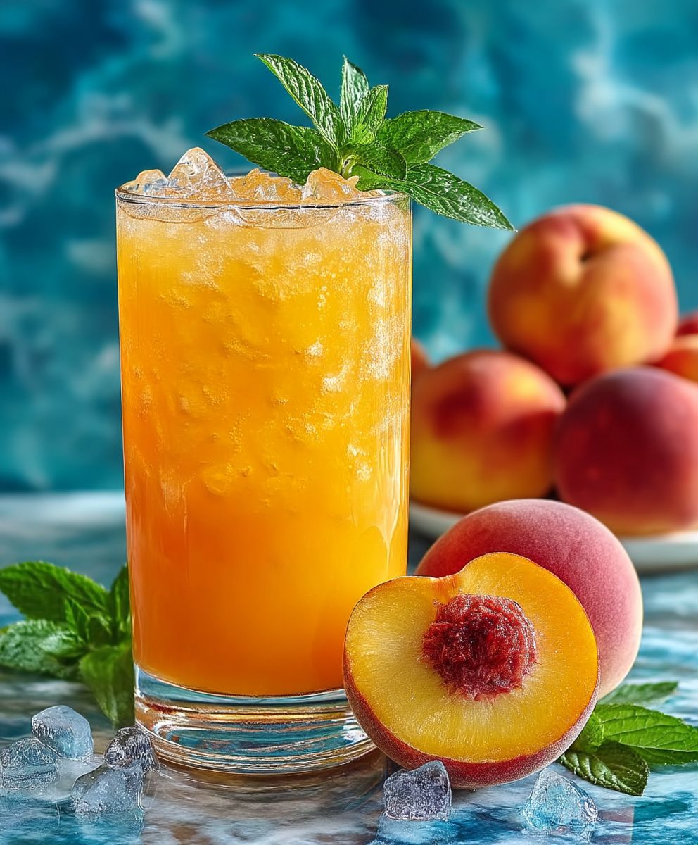 Peach lemonade