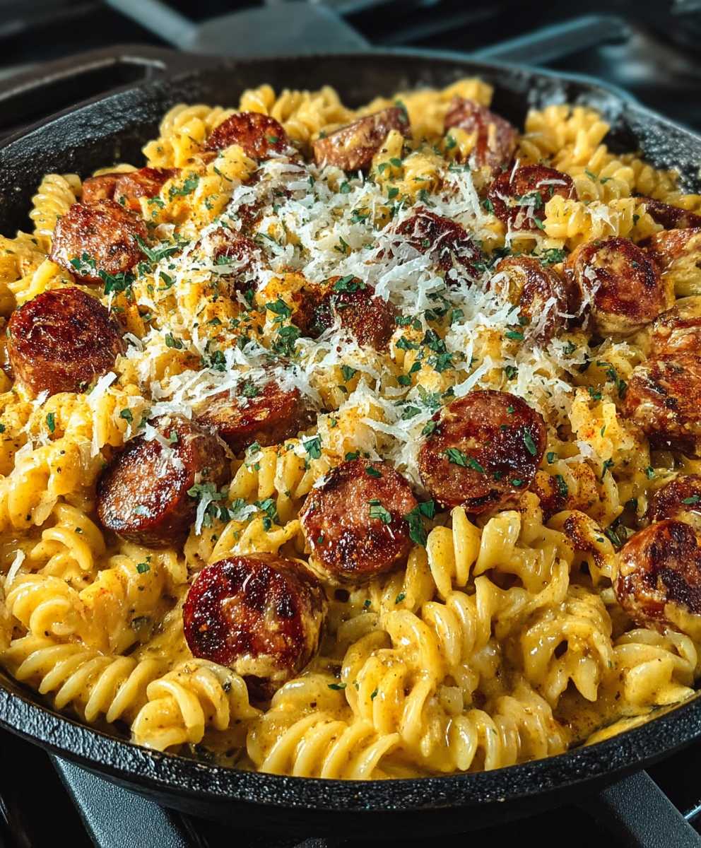 Cajun sausage pasta