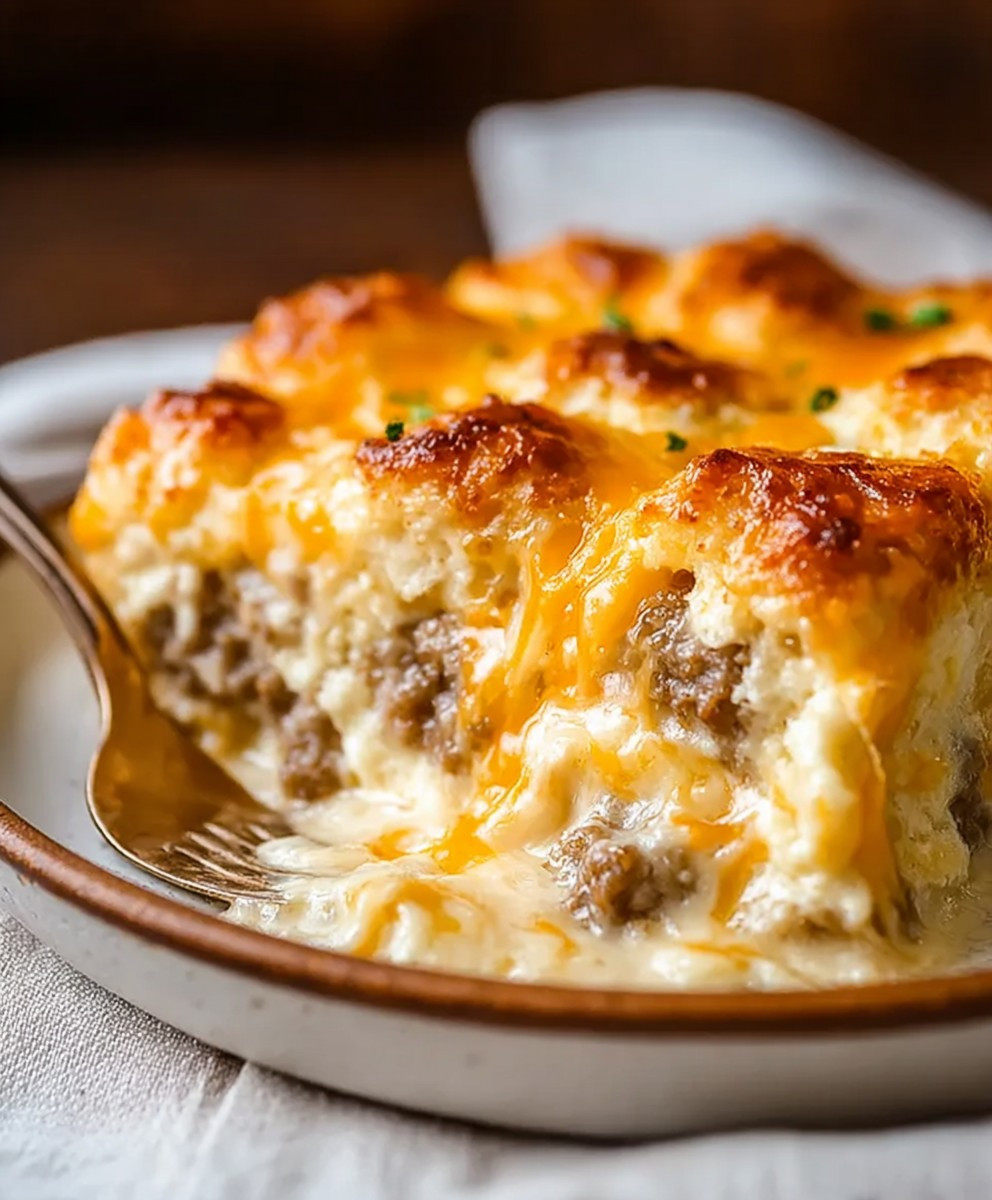 Biscuits and Gravy Casserole