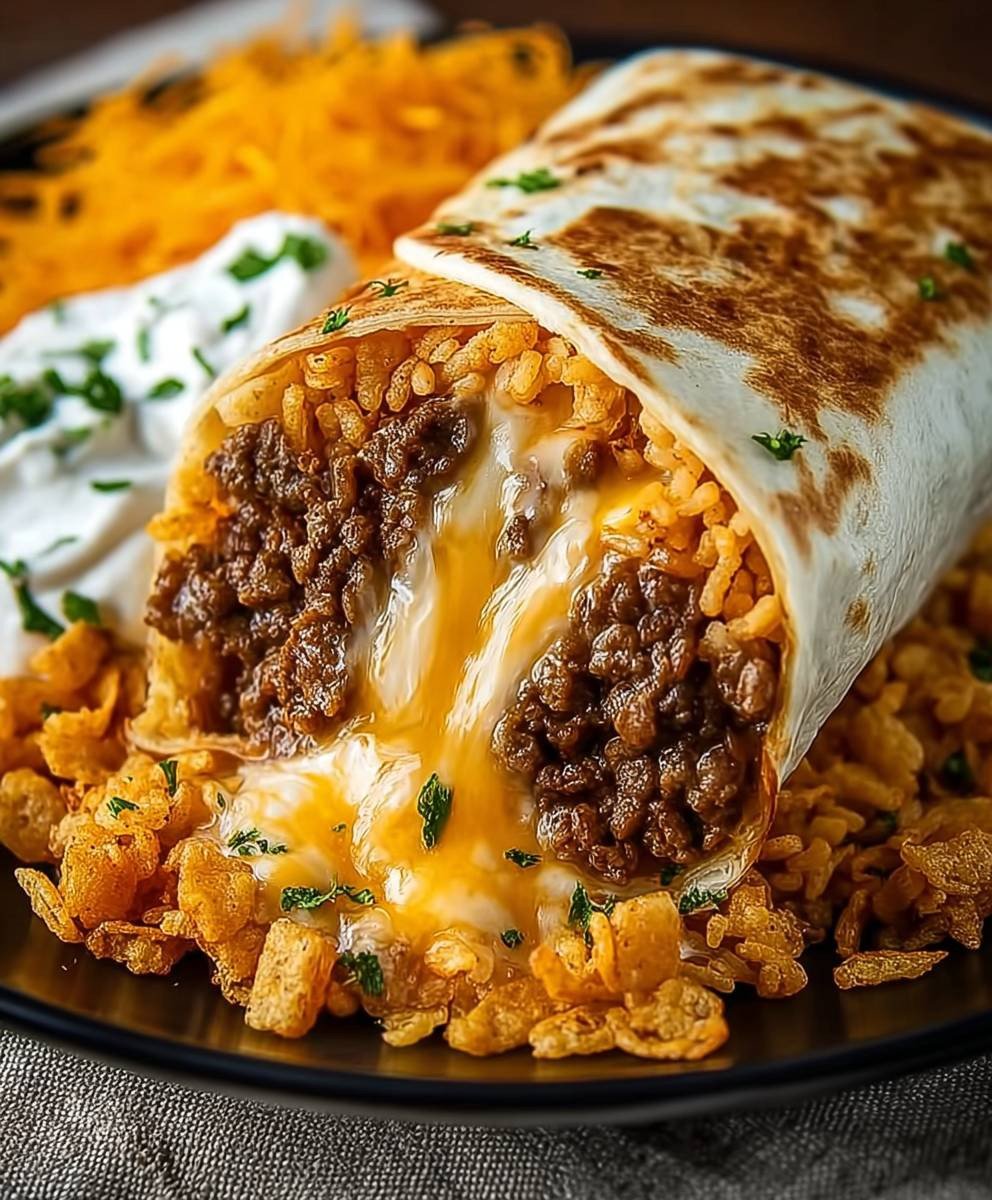 Stuffed Taco Bell Beef Burrito