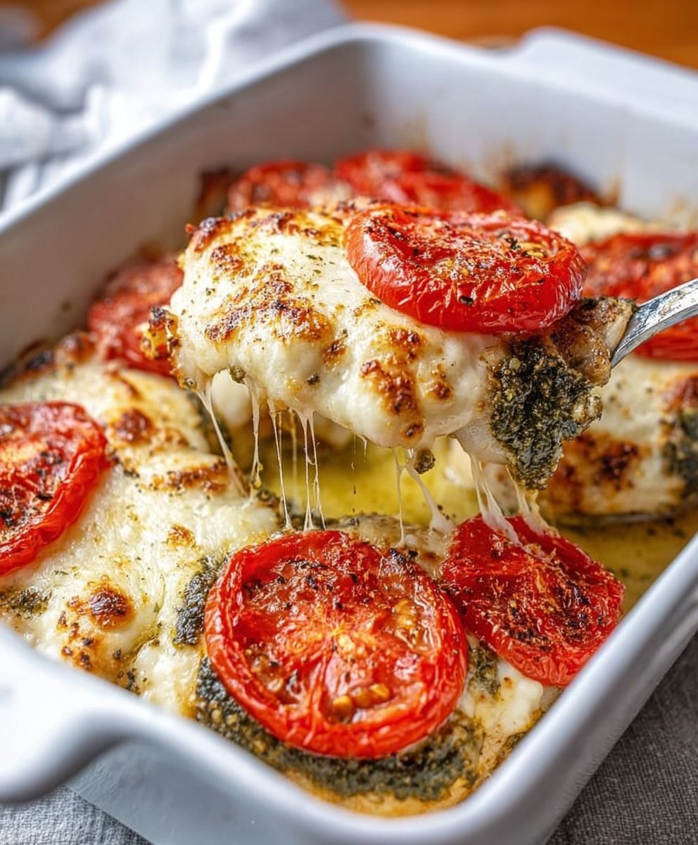 Pesto Chicken Bake