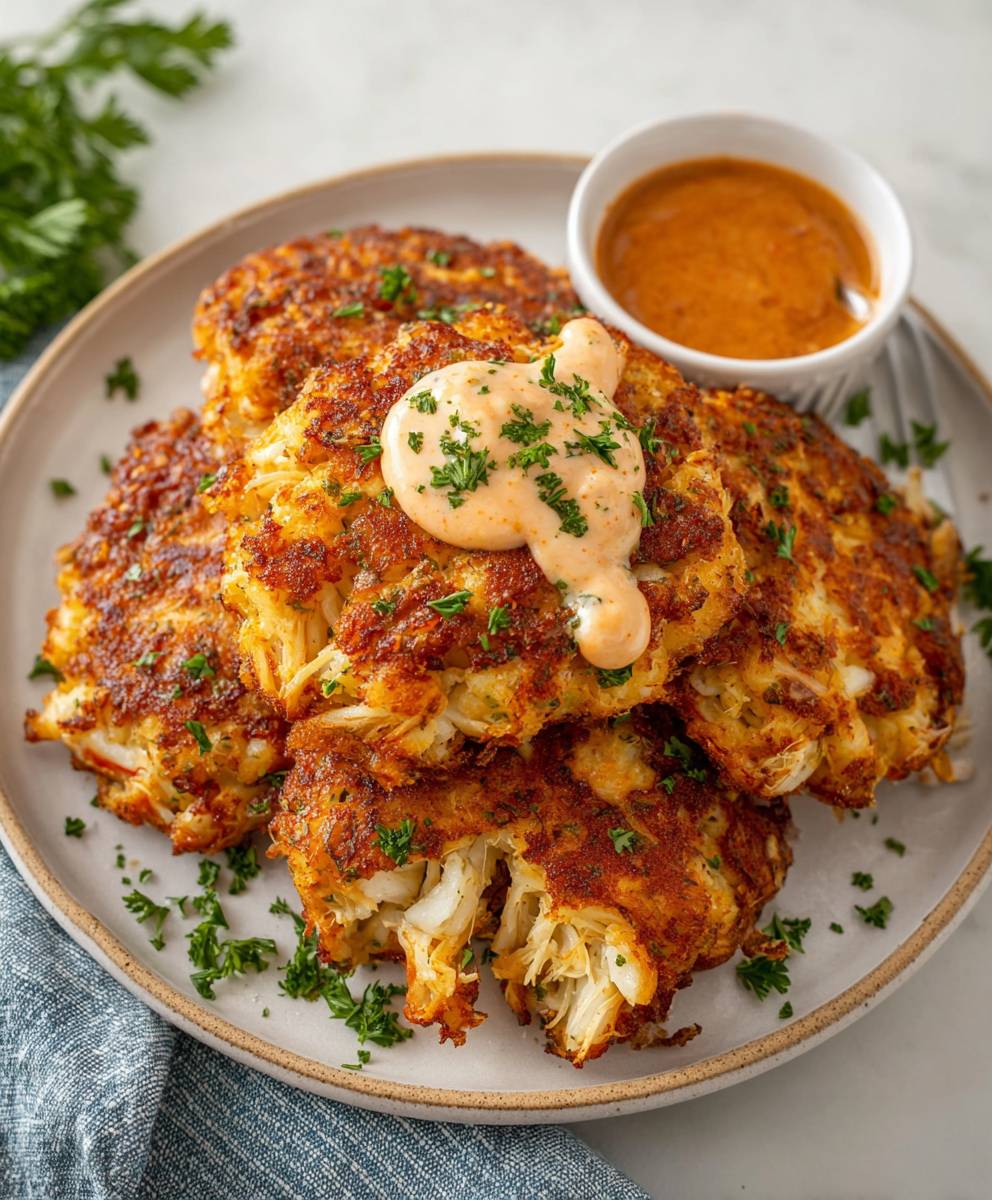 Air fryer crab cakes