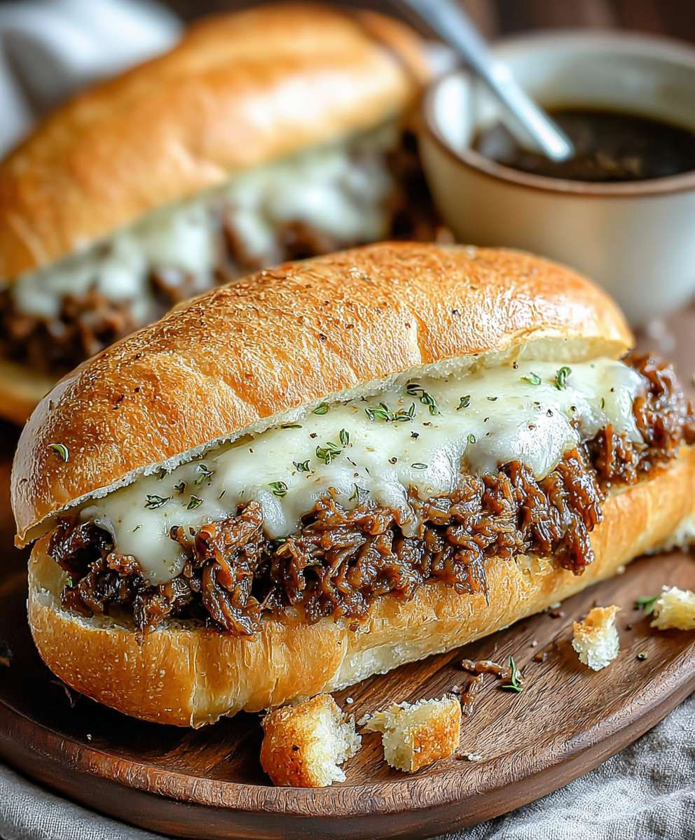 Ground Beef French Dip