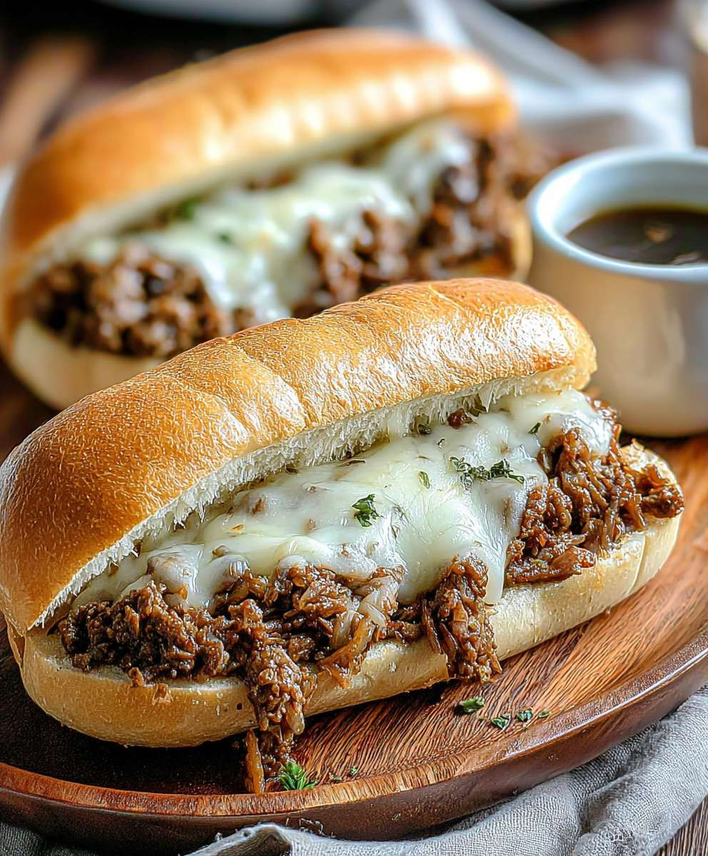 Ground Beef French Dip