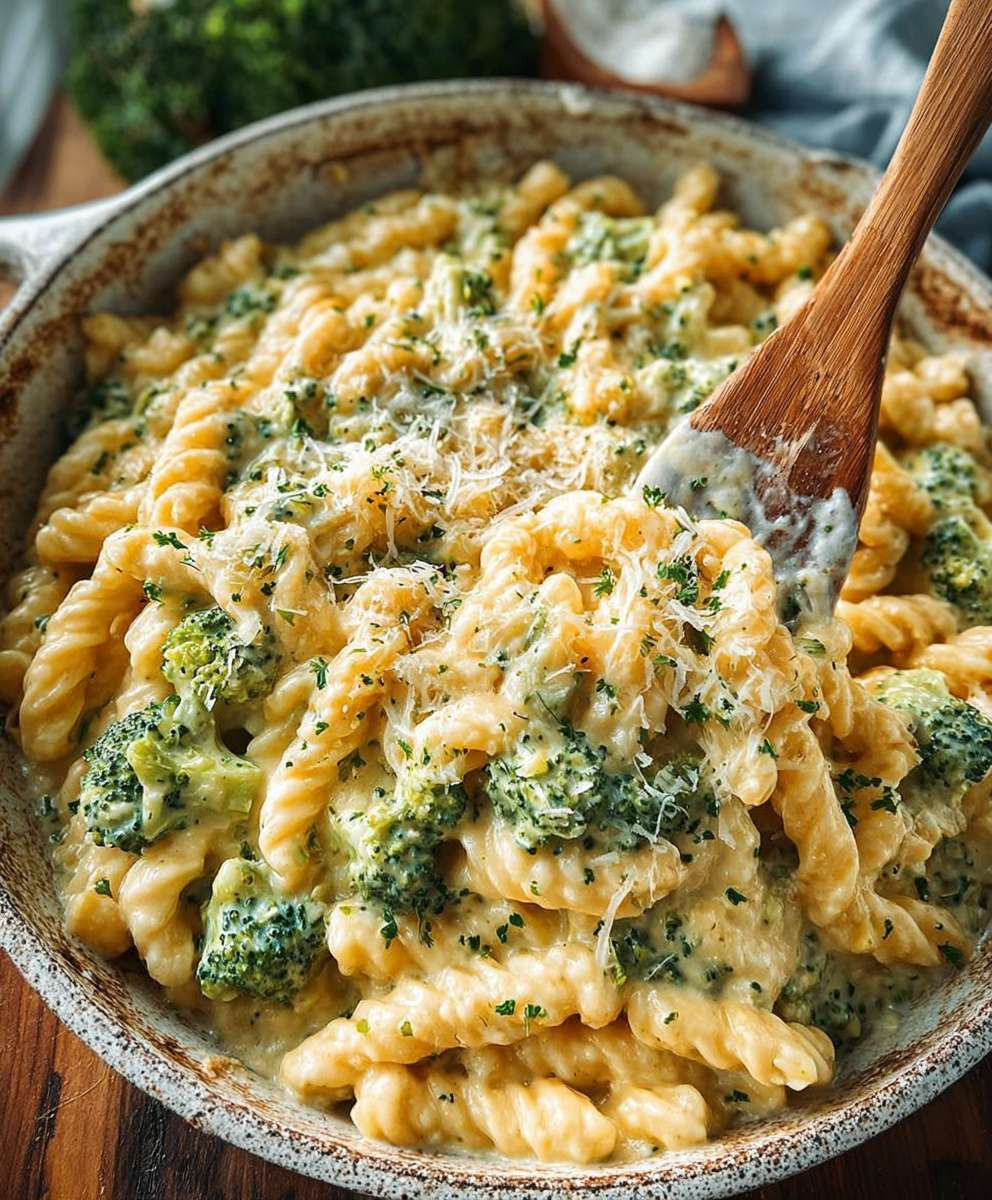 Easy broccoli cheese pasta
