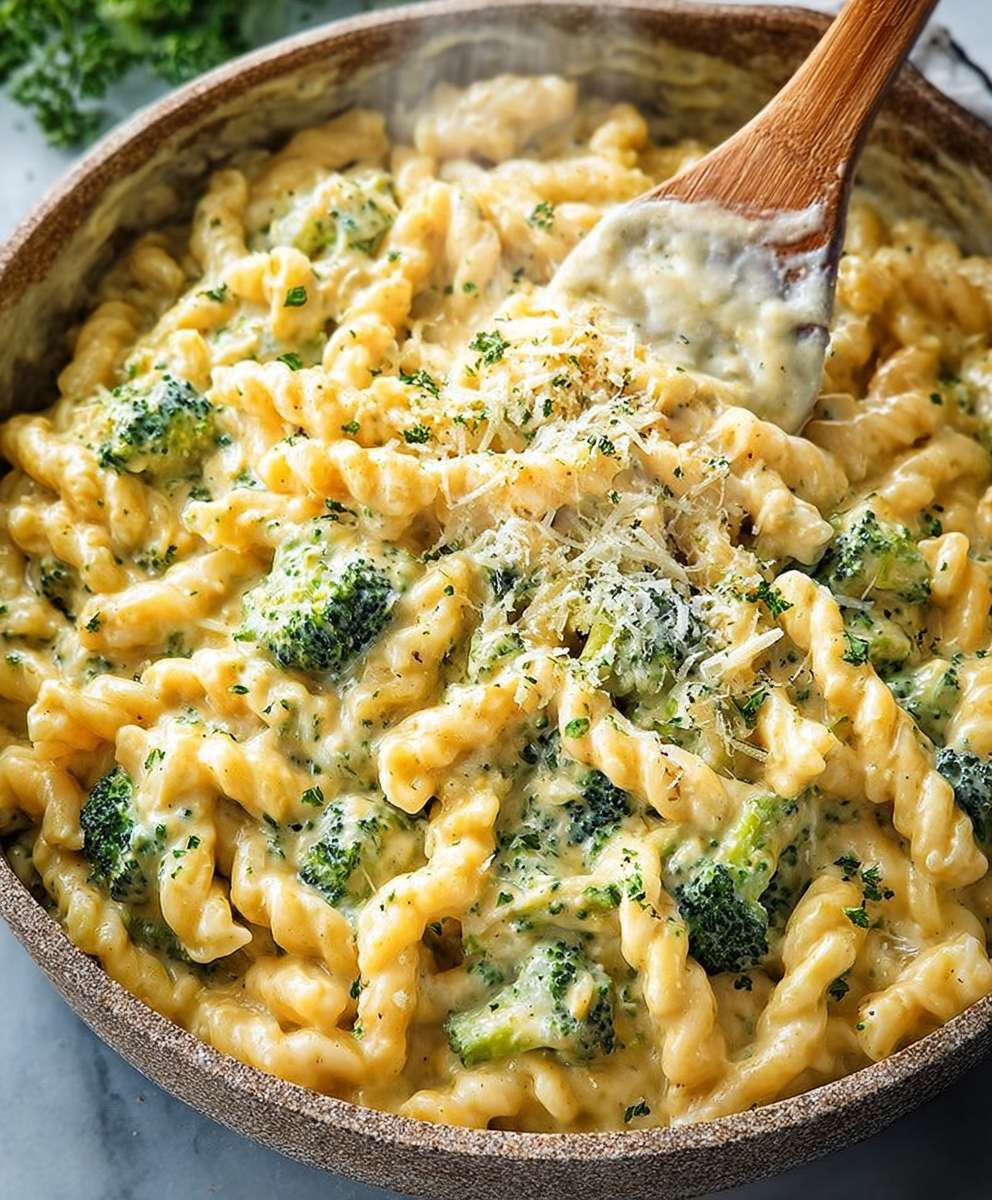 Easy broccoli cheese pasta