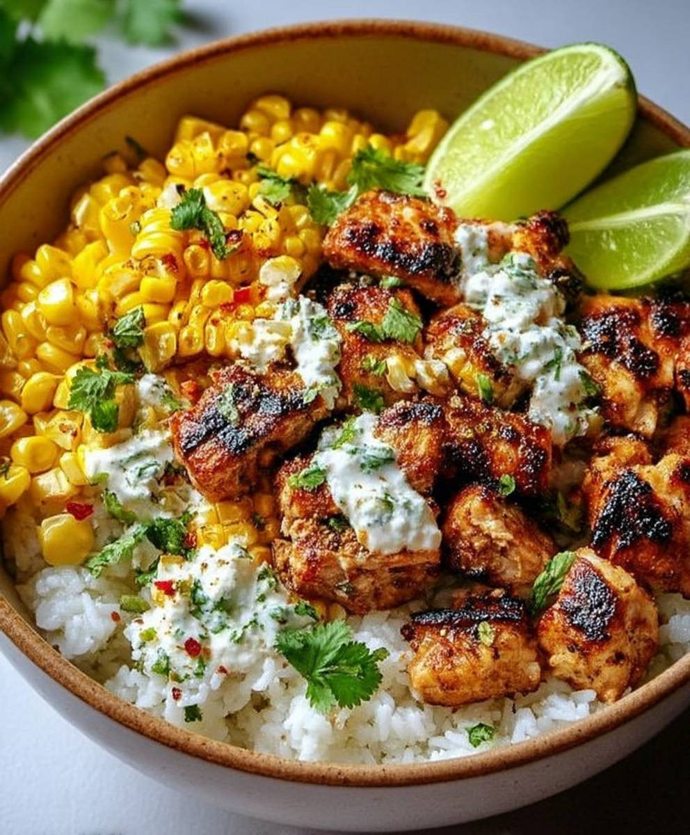 Street Corn Chicken Bowl