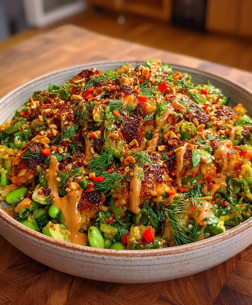 Crispy Rice Salad