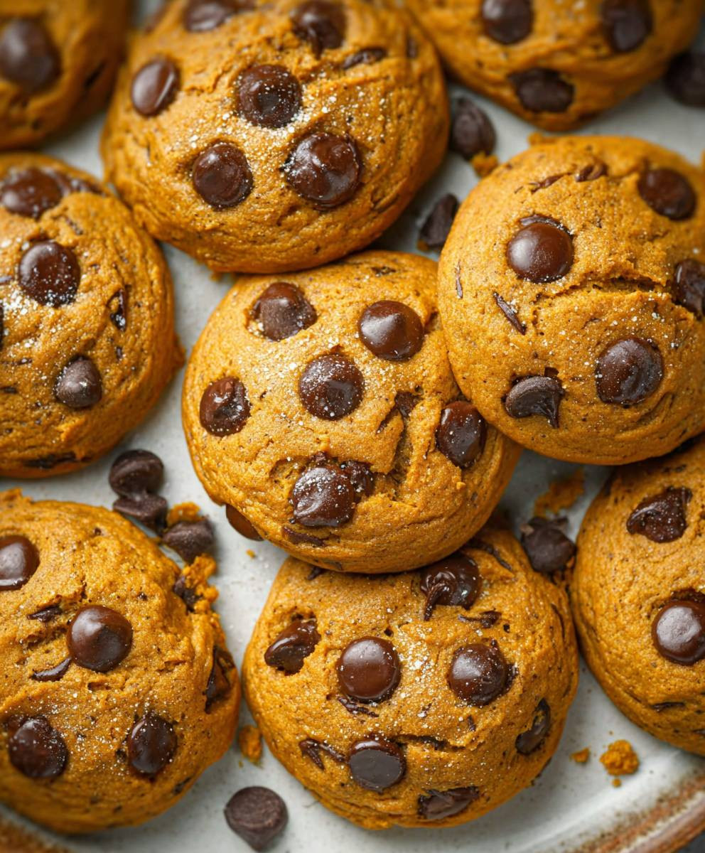 Pumpkin Chocolate Chip Cookies