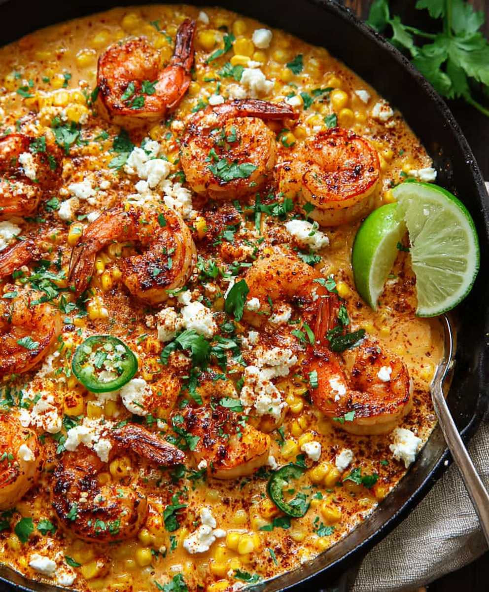 Shrimp and creamed corn