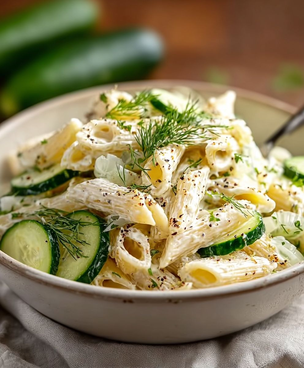 Cucumber Pasta Salad