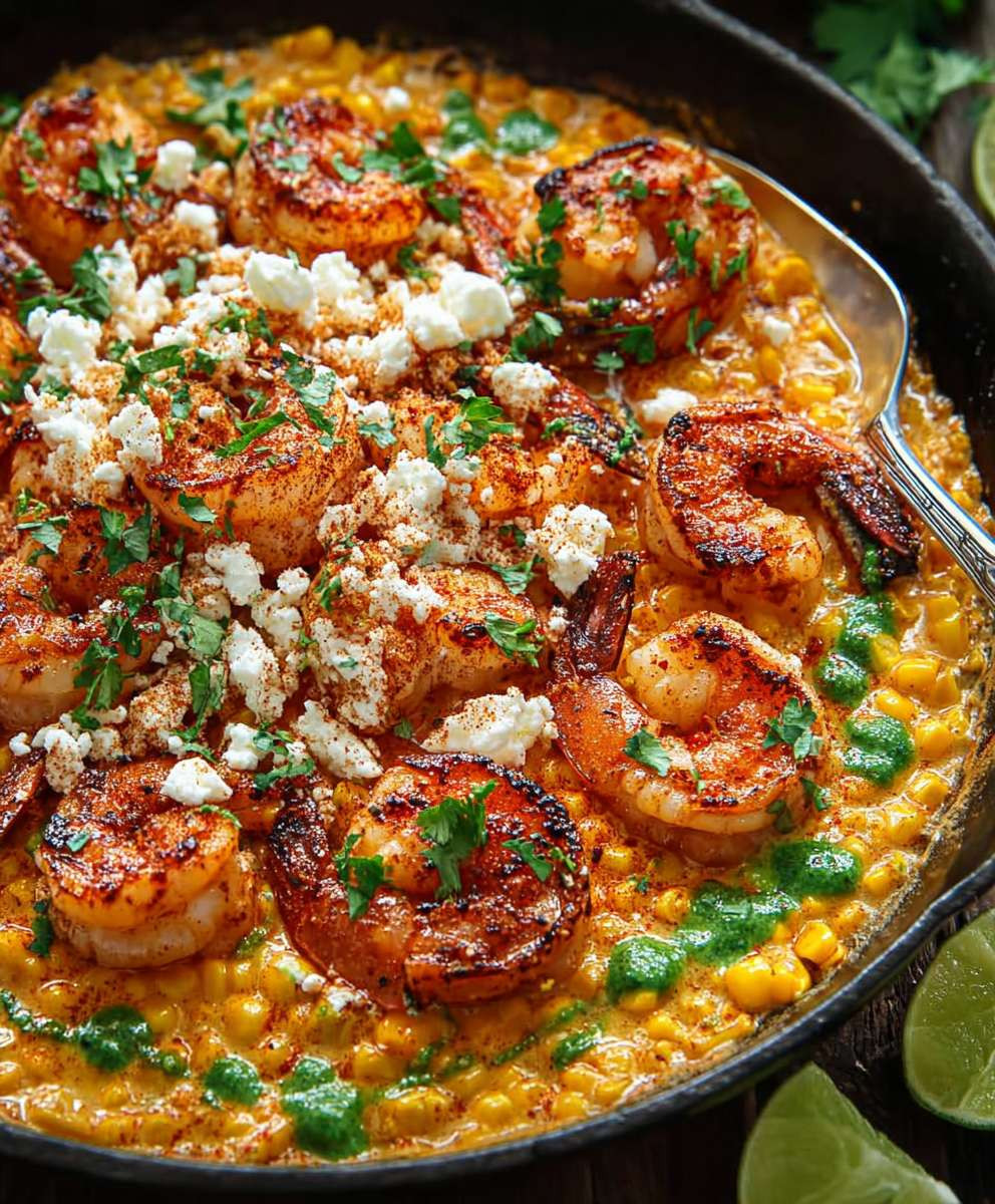 Shrimp and creamed corn