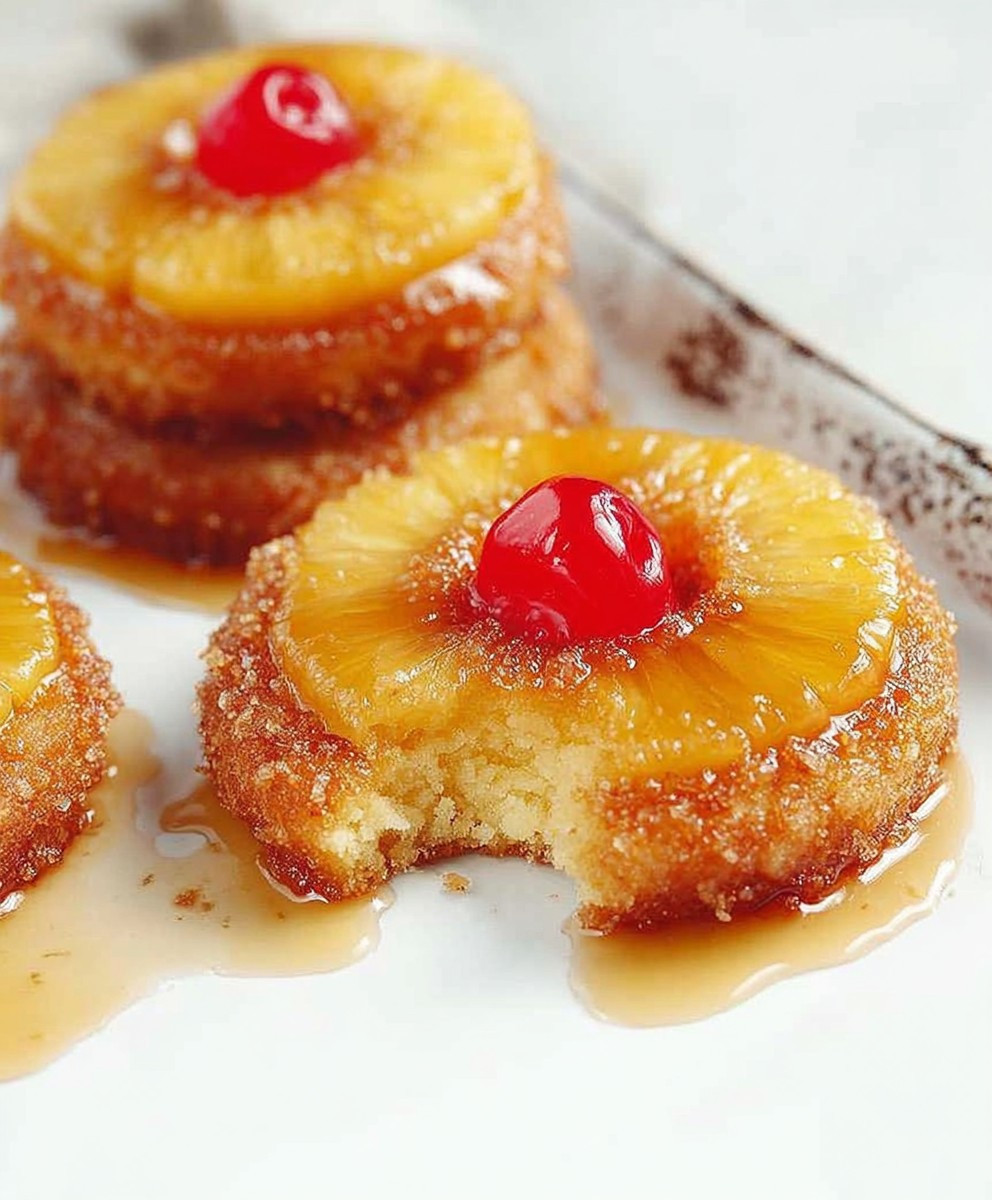 Pineapple Upside Down Sugar Cookies