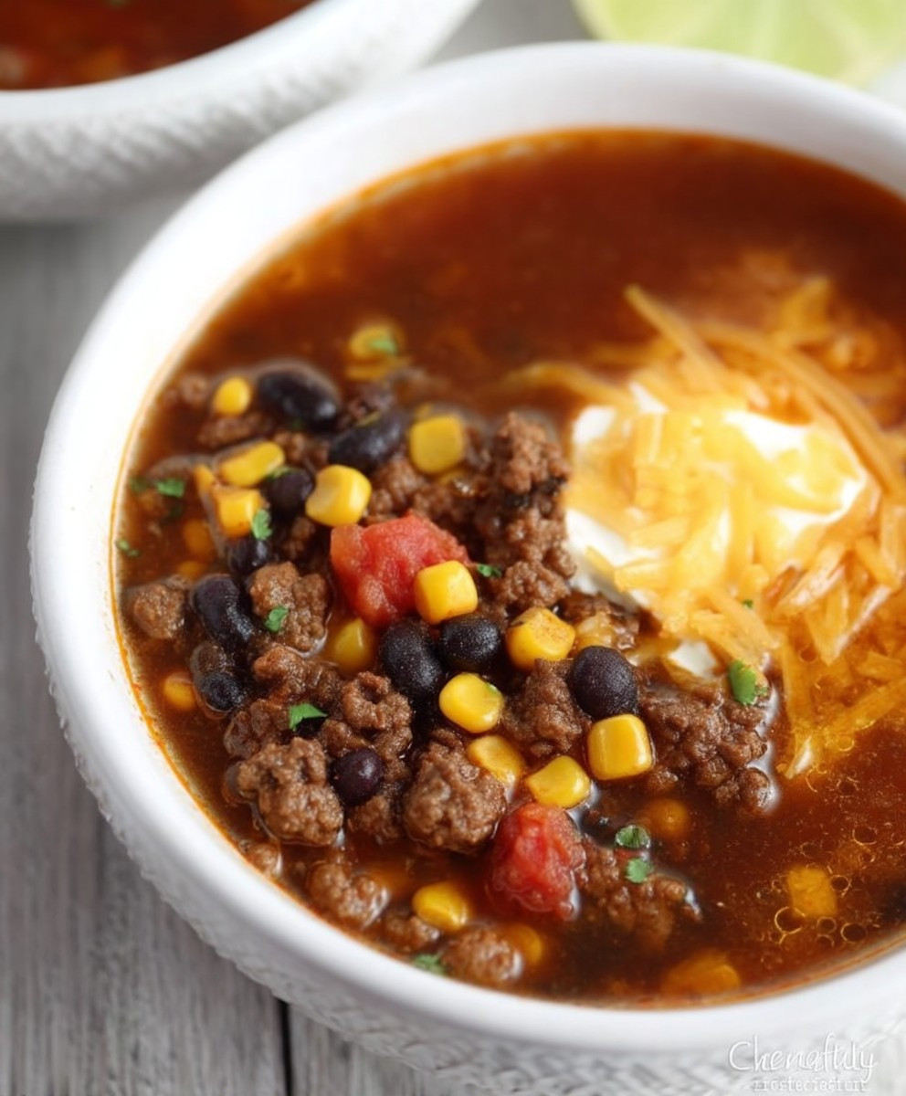 Taco Soup Ground Beef Easy