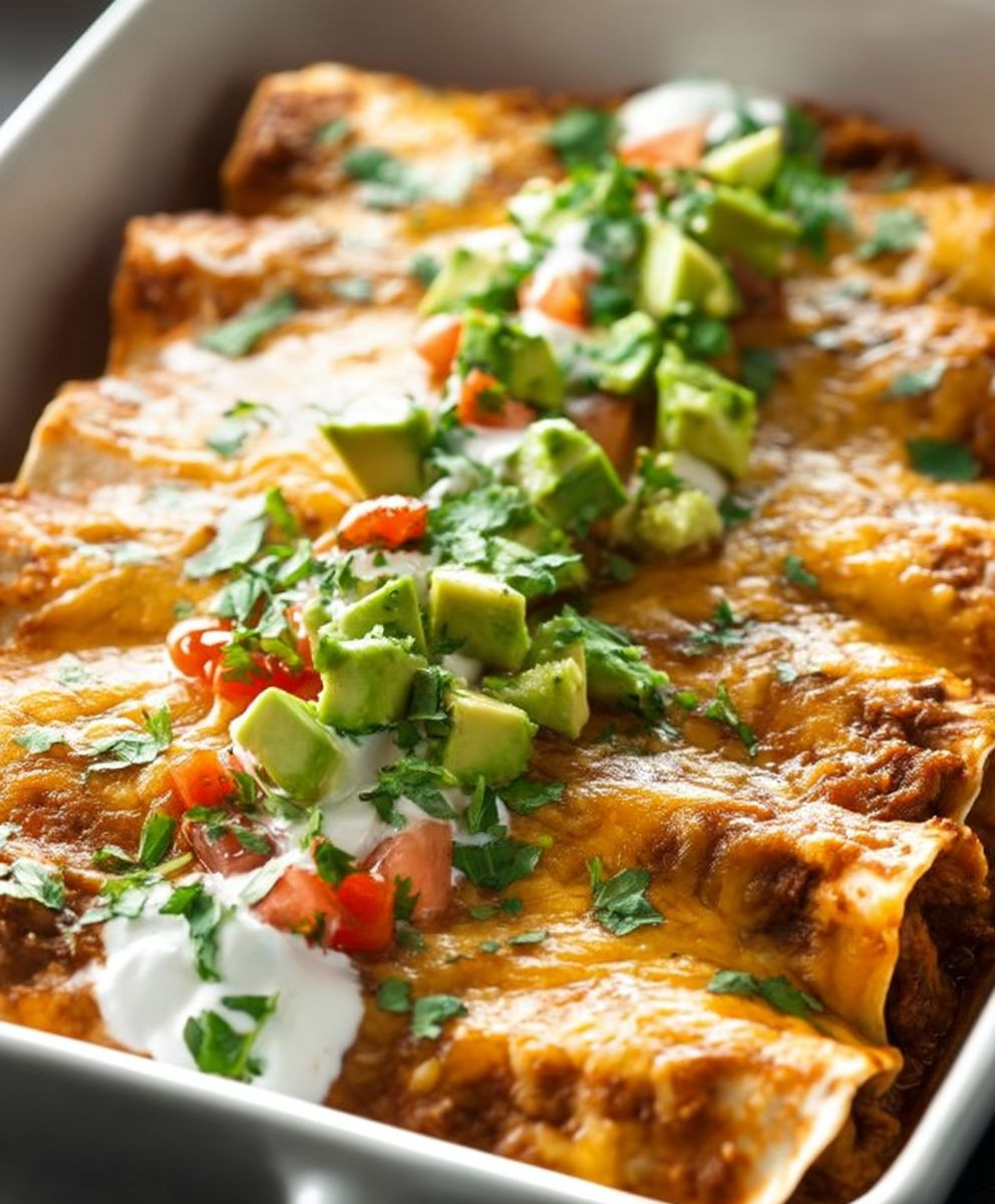 Healthy Chicken Enchiladas