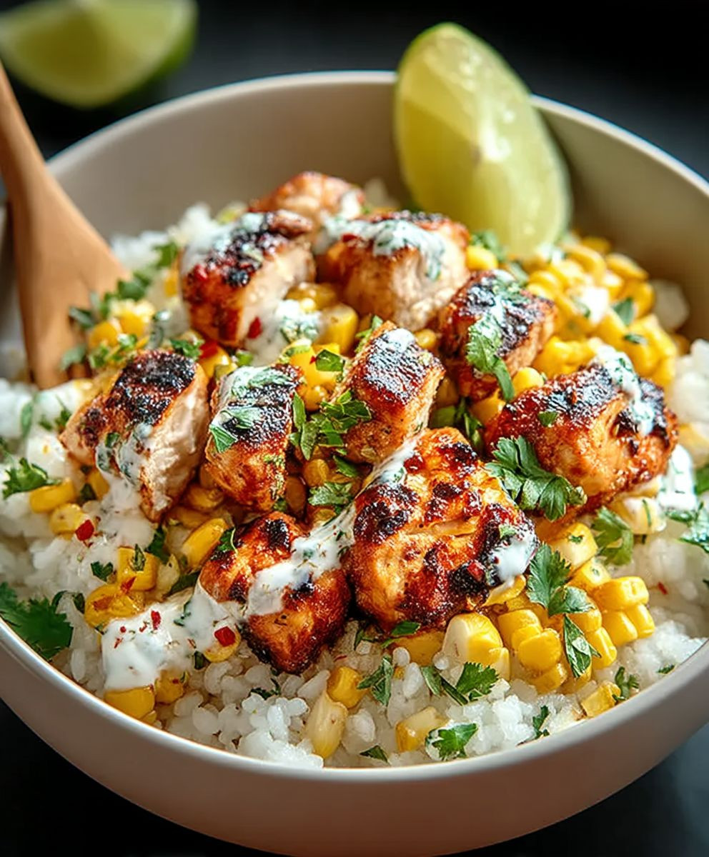 Street Corn Chicken Bowl