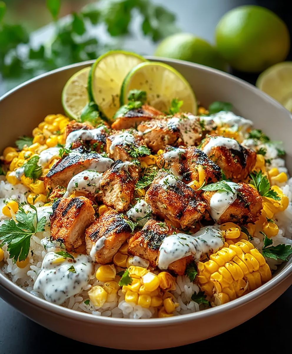 Street Corn Chicken Bowl