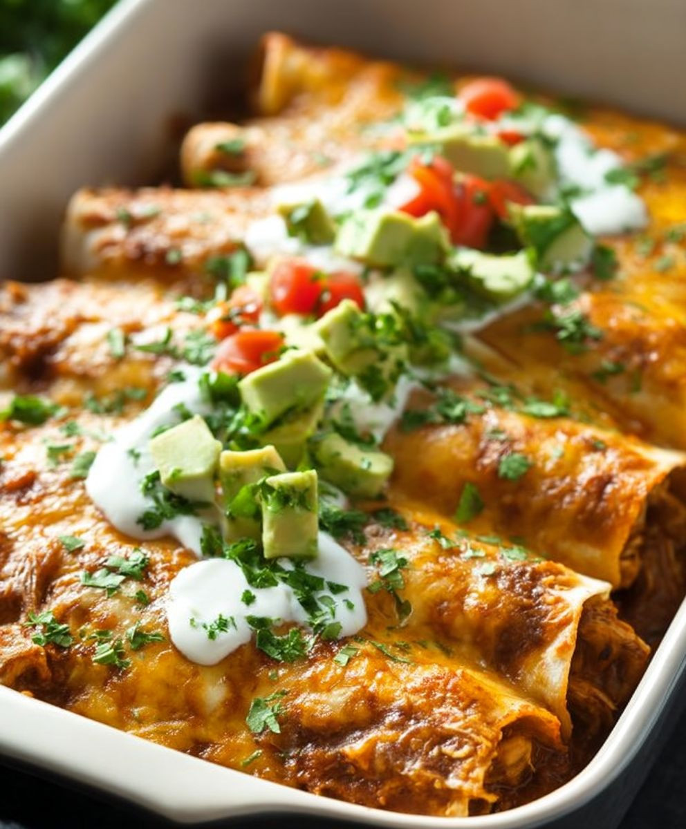 Healthy Chicken Enchiladas