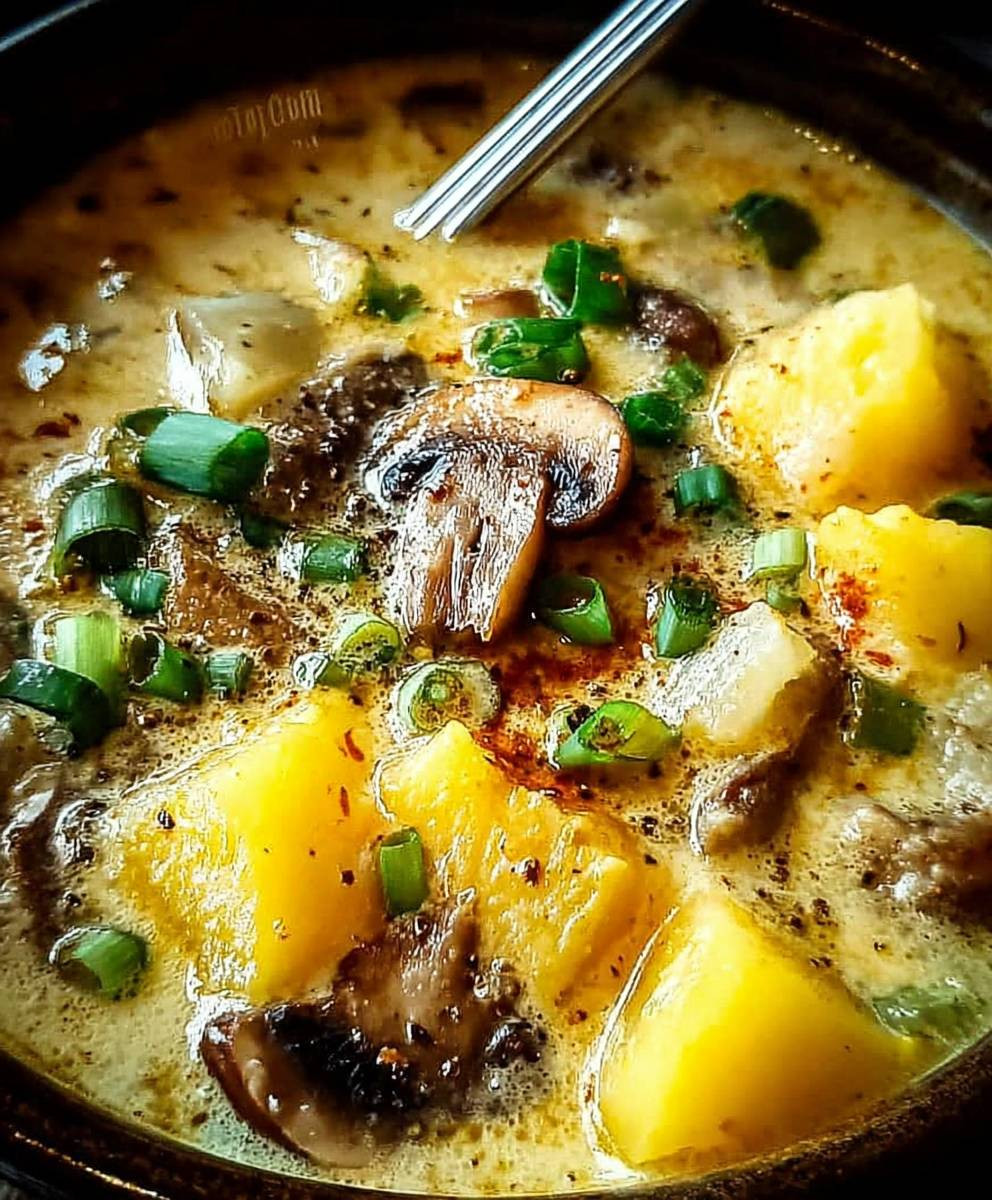 Mushroom Potato Soup