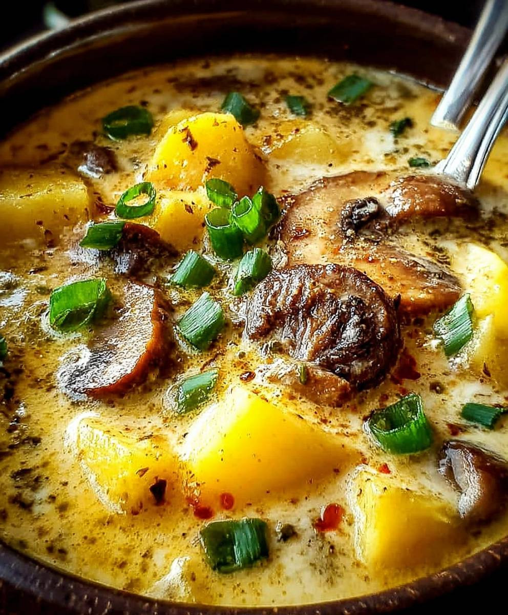 Mushroom Potato Soup
