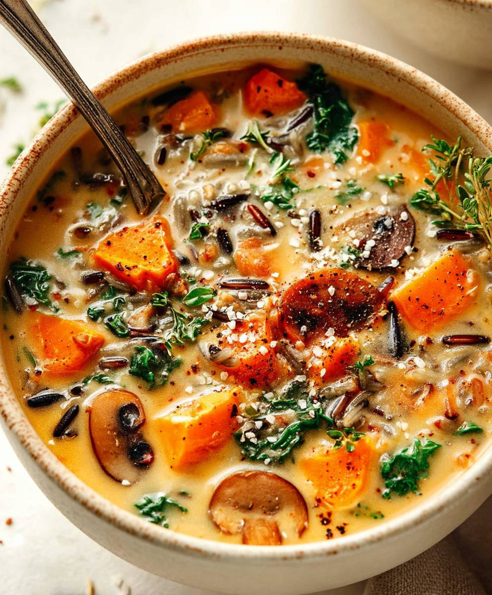 Autumn Wild Rice Soup