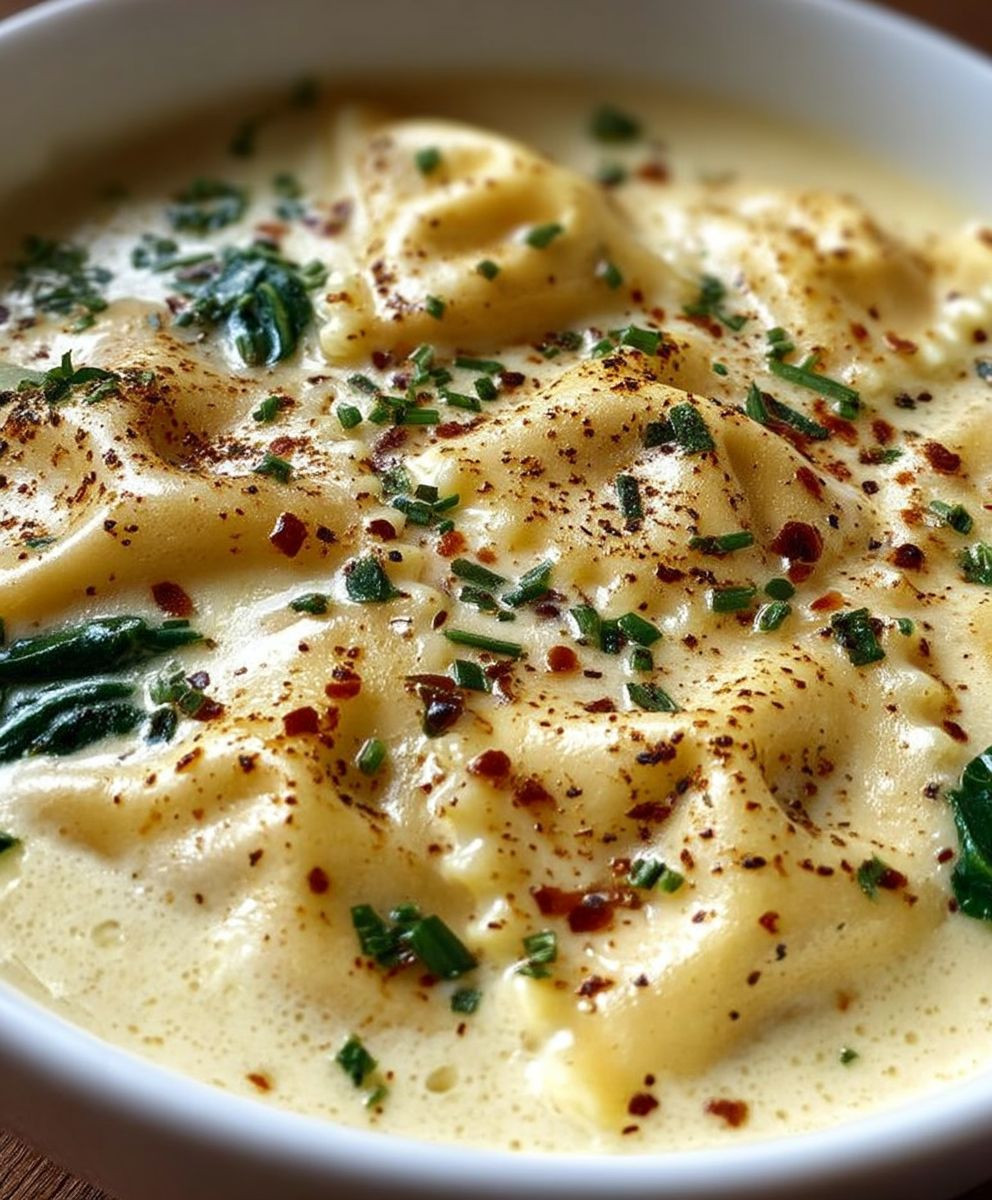 Alfredo Lasagna Soup