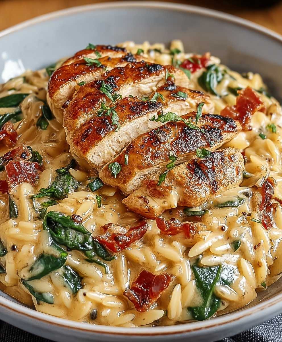 Tuscan Chicken Orzo