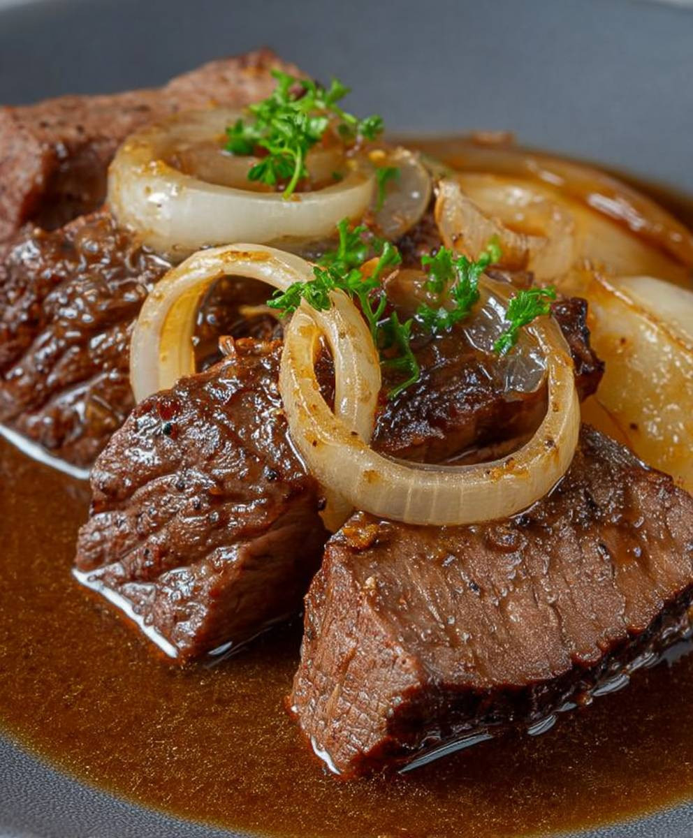 Slow Cooker Cubed Steak
