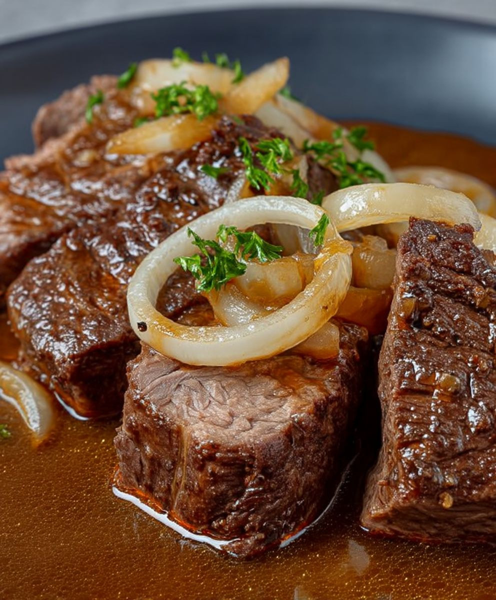 Slow Cooker Cubed Steak