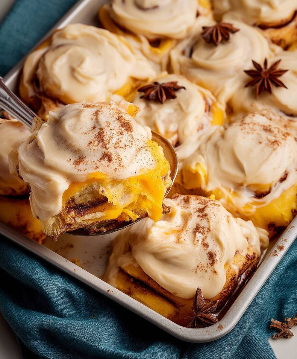 Pumpkin Cinnamon Rolls